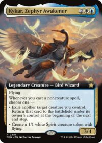 Kykar, Zephyr Awakener (Extended Art) (Foil) - #481 - Rare - Inglés