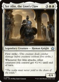 Syr Alin, the Lion's Claw (Foil) - #582 - Uncommon - Inglés