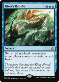 River's Rebuke (Foil) - #595 - Rare - Inglés