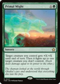 Primal Might (Foil) - #643 - Rare - Inglés