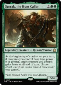 Surrak, the Hunt Caller (Foil) - #647 - Rare - Inglés