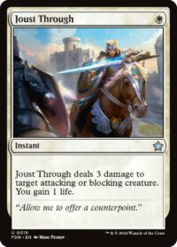 Joust Through (Foil) - #19 - Uncommon - Inglés