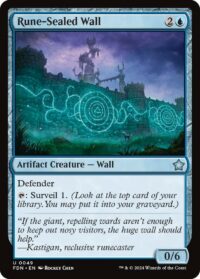 Rune-Sealed Wall - #49 - Uncommon - Inglés