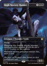 High-Society Hunter (Borderless) - #320 - Rare - Inglés