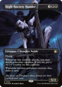 High-Society Hunter (Borderless) (Mana Foil) - #384 - Rare - Inglés