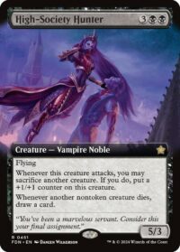 High-Society Hunter (Extended Art) (Foil) - #461 - Rare - Inglés
