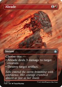 Abrade (Borderless) (Foil) - #327 - Uncommon - Inglés