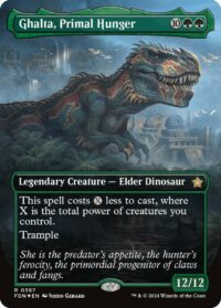 Ghalta, Primal Hunger (Borderless) (Mana Foil) - #397 - Rare - Inglés
