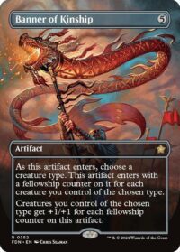 Banner of Kinship (Borderless) - #352 - Rare - Inglés