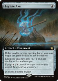 Leyline Axe (Extended Art) (Foil) - #485 - Rare - Inglés