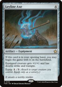 Leyline Axe (Foil) - #129 - Rare - Inglés