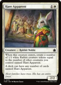 Hare Apparent (Foil) - #15 - Common - Inglés