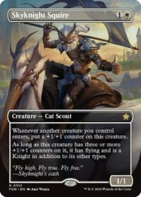 Skyknight Squire (Borderless) - #301 - Rare - Inglés