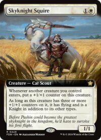 Skyknight Squire (Extended Art) - #448 - Rare - Inglés