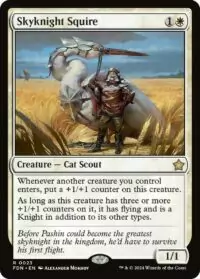 Skyknight Squire (Foil) - #23 - Rare - Inglés