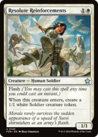 Resolute Reinforcements (Foil) - #145 - Uncommon - Inglés