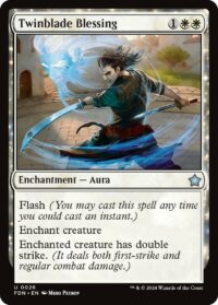 Twinblade Blessing (Foil) - #26 - Uncommon - Inglés