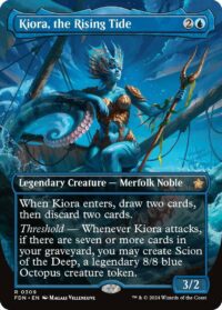Kiora, the Rising Tide (Borderless) (Foil) - #309 - Rare - Inglés