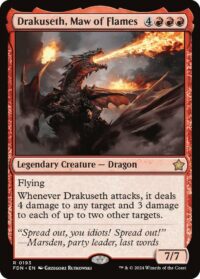 Drakuseth, Maw of Flames (Foil) - #193 - Rare - Inglés