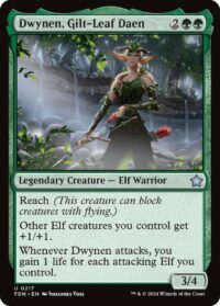 Dwynen, Gilt-Leaf Daen - #217 - Uncommon - Inglés