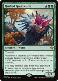 Quilled Greatwurm (Foil) - #111 - Mythic - Inglés