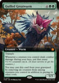 Quilled Greatwurm (Extended Art) - #473 - Mythic - Inglés