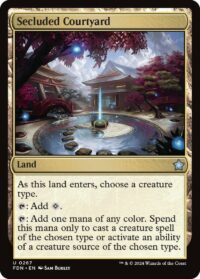 Secluded Courtyard (Foil) - #267 - Uncommon - Inglés
