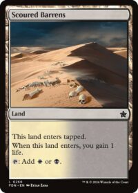 Scoured Barrens - #266 - Land - Inglés