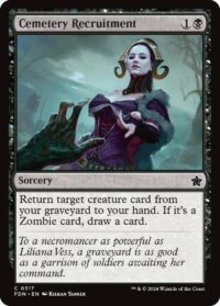 Cemetery Recruitment (Foil) - #517 - Common - Inglés