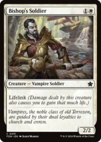 Bishop's Soldier (Foil) - #491 - Common - Inglés