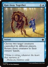 Run Away Together (Foil) - #162 - Common - Inglés