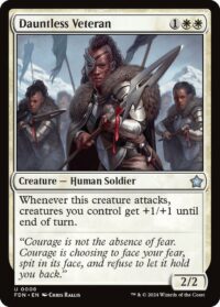 Dauntless Veteran (Foil) - #8 - Uncommon - Inglés
