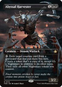 Abyssal Harvester (Borderless) (Foil) - #316 - Rare - Inglés