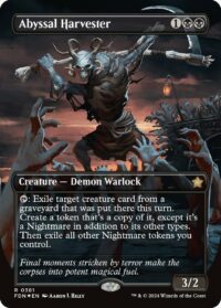 Abyssal Harvester (Borderless) (Mana Foil) - #381 - Rare - Inglés