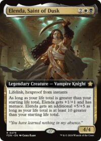 Elenda, Saint of Dusk (Extended Art) - #479 - Rare - Inglés