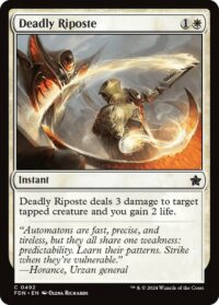 Deadly Riposte (Foil) - #492 - Common - Inglés