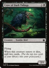 Crow of Dark Tidings (Foil) - #519 - Common - Inglés