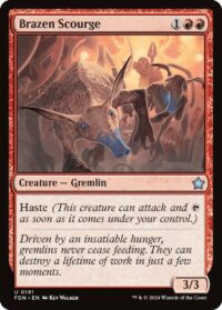 Brazen Scourge (Foil) - #191 - Uncommon - Inglés