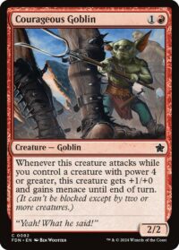 Courageous Goblin (Foil) - #82 - Common - Inglés