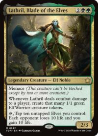 Lathril, Blade of the Elves (Foil) - #242 - Rare - Inglés