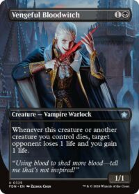 Vengeful Bloodwitch (Borderless) (Foil) - #325 - Uncommon - Inglés