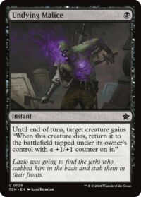 Undying Malice (Foil) - #528 - Common - Inglés