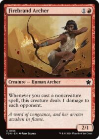 Firebrand Archer (Foil) - #196 - Common - Inglés