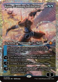 Kaito, Cunning Infiltrator (Showcase) (Fracture Foil) - #434 - Mythic - Inglés