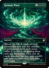 Genesis Wave (Borderless) (Mana Foil) - #396 - Rare - Inglés