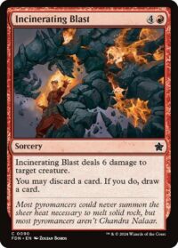 Incinerating Blast (Foil) - #90 - Common - Inglés