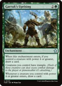 Garruk's Uprising (Foil) - #220 - Uncommon - Inglés
