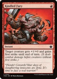Kindled Fury (Foil) - #542 - Common - Inglés