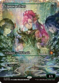 Llanowar Elves (Showcase) (Fracture Foil) - #439 - Mythic - Inglés