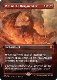 Rite of the Dragoncaller (Borderless) - #331 - Mythic - Inglés